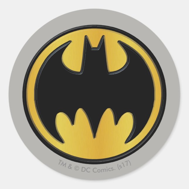 Batman Symbol | Classic Round Logo Classic Round Sticker | Zazzle