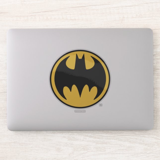 Batman Symbol | Dark Yellow Circle Logo (Computer)