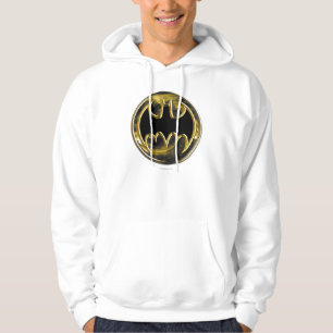 Batman Symbol   Gold Logo Hoodie