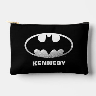 Batman Symbol   Grainy Logo Accessory Pouch