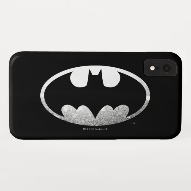 Batman Symbol | Grainy Logo Case-Mate iPhone Case (Back (Horizontal))