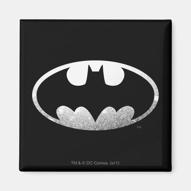 Batman Symbol | Grainy Logo Magnet (Front)