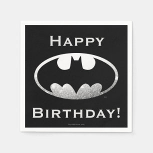 Batman Symbol   Grainy Logo Napkin