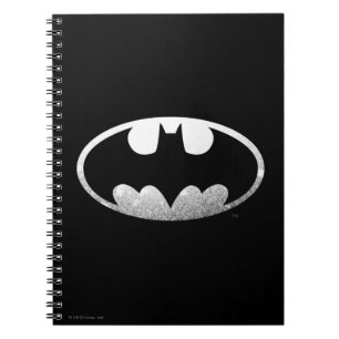 Batman Symbol   Grainy Logo Notebook