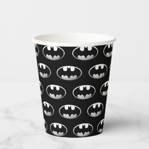 Batman Symbol   Grainy Logo Paper Cups