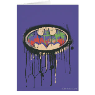 Batman Symbol   Green Purple Red Logo