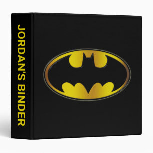 Batman Symbol   Oval Gradient Logo Binder
