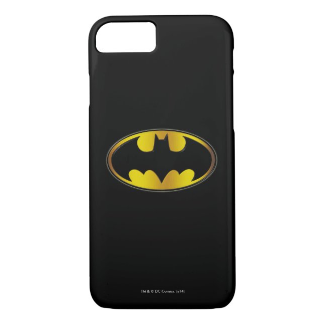 Batman Symbol | Oval Gradient Logo Case-Mate iPhone Case (Back)