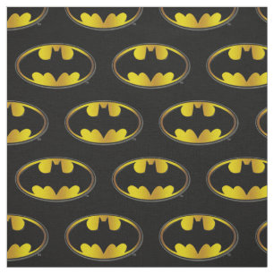 Batman Symbol   Oval Gradient Logo Fabric