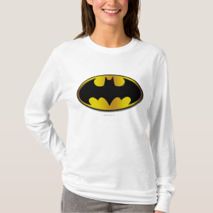 Batman Symbol Oval Gradient Logo T-Shirt