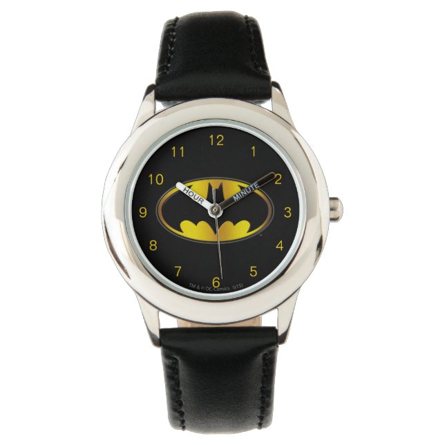 Batman Symbol | Oval Gradient Logo Watch (Front)