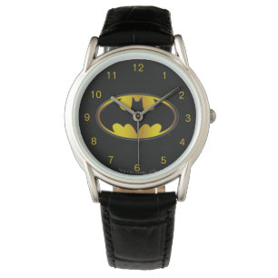 Batman Symbol Oval Gradient Logo Watch