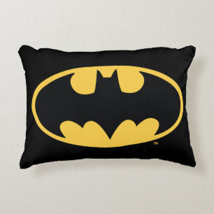 Batman Symbol   Oval Logo Accent Pillow