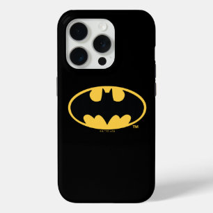 Batman Symbol Oval Logo iPhone 15 Pro Case