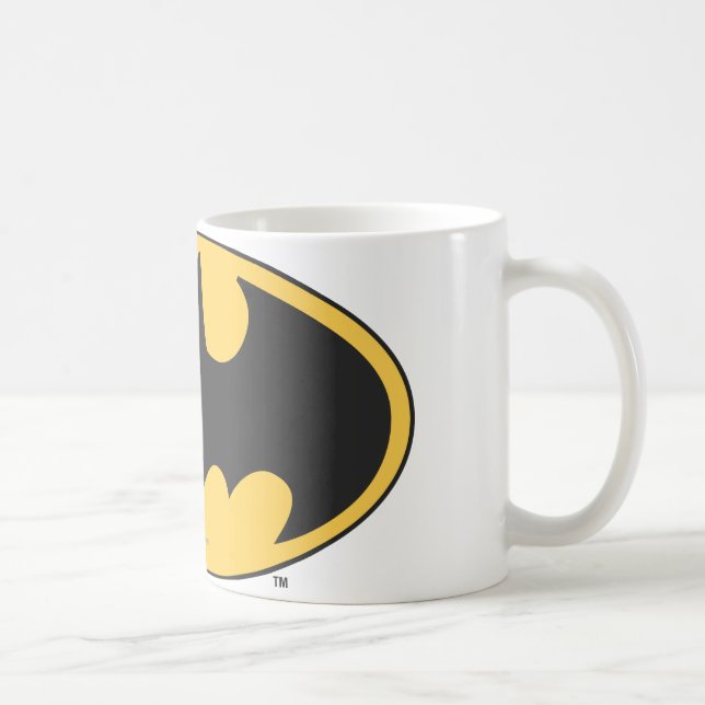 Batman Symbol | Oval Logo Coffee Mug (Right)