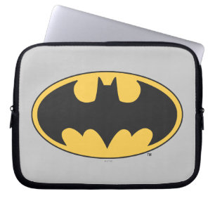 Batman Symbol   Oval Logo Laptop Sleeve