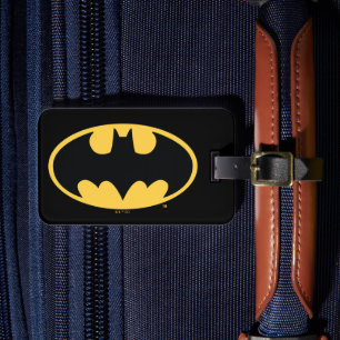 Batman Symbol   Oval Logo Luggage Tag