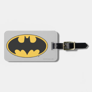 Batman Symbol Oval Logo Luggage Tag