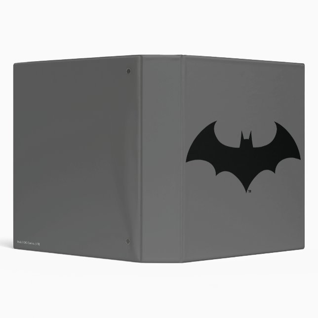Batman Symbol | Simple Bat Silhouette Logo Binder (Background)