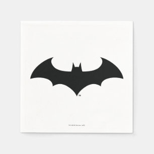 Batman Symbol Simple Bat Silhouette Logo Napkin