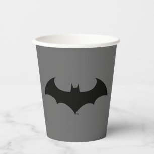 Batman Symbol   Simple Bat Silhouette Logo Paper Cups