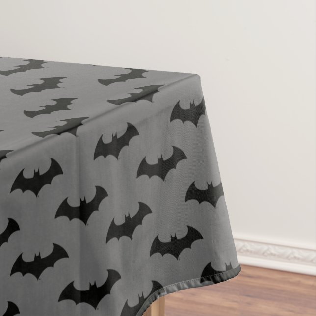 Batman Symbol | Simple Bat Silhouette Logo Tablecloth (In Situ)