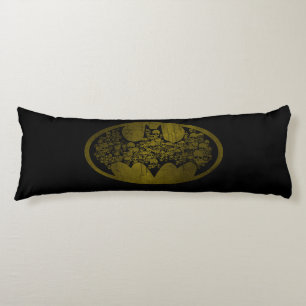 Batman Symbol   Skulls in Bat Logo Body Pillow