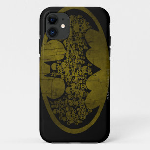 Batman Symbol   Skulls in Bat Logo iPhone 11 Case