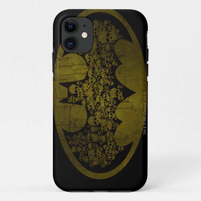 Batman Symbol | Skulls in Bat Logo Case-Mate iPhone Case (Back)