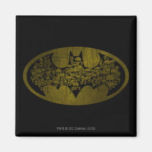 Batman Symbol   Skulls in Bat Logo Magnet