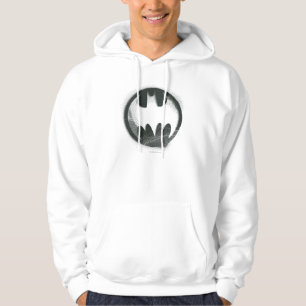 Batman Symbol   Spray Symbol Logo Hoodie