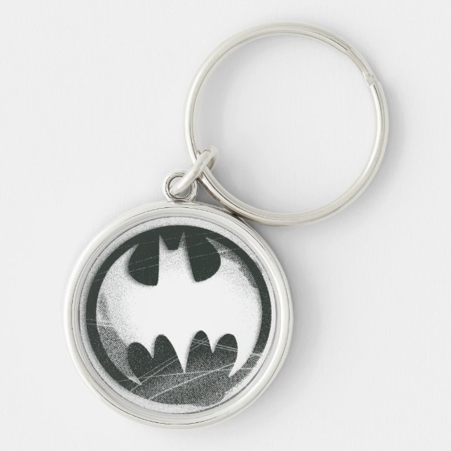 Batman Symbol | Spray Symbol Logo Keychain (Front)