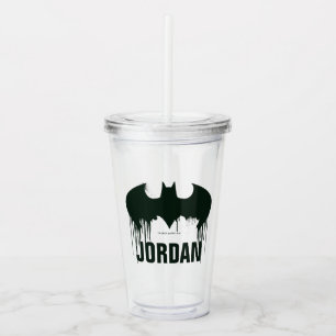 Batman Symbol   Spraypaint Logo Acrylic Tumbler