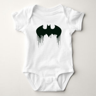 Batman Symbol   Spraypaint Logo Baby Bodysuit
