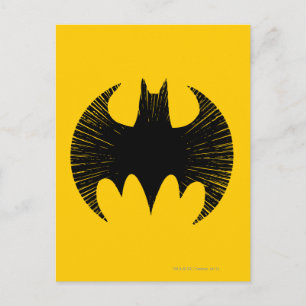 Batman Symbol   Streak Logo Postcard