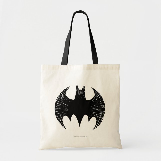 Batman Symbol | Streak Logo Tote Bag (Front)