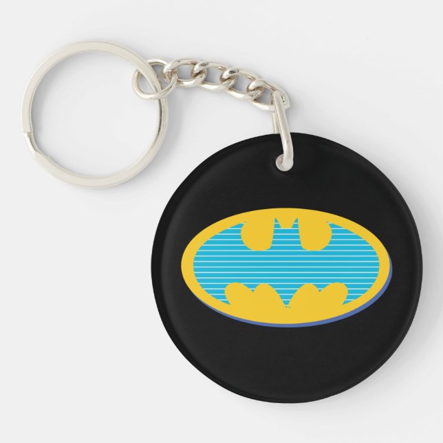 Batman | Symbole Cyan Stripes (Devant)