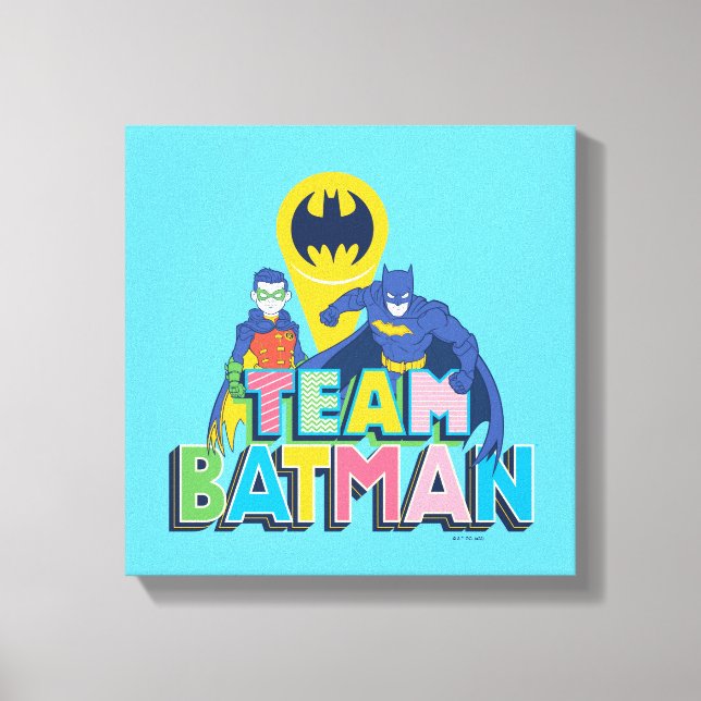 Batman | Team Batman Canvas Print (Front)