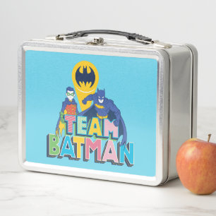 Batman   Team Batman Metal Lunch Box