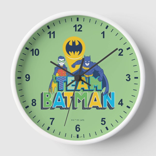 Batman | Team Batman & Robin Clock (Front)