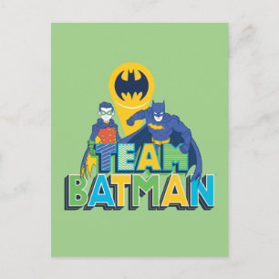 Batman   Team Batman & Robin Postcard
