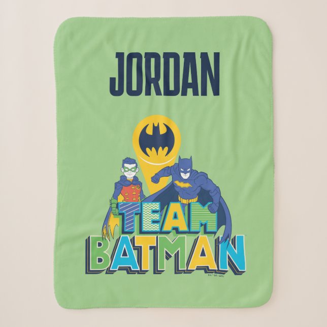 Batman | Team Batman & Robin Sherpa Blanket (Front)