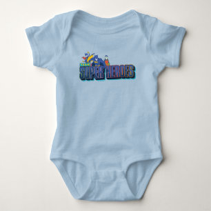 Batman   Team Super Heroes Baby Bodysuit