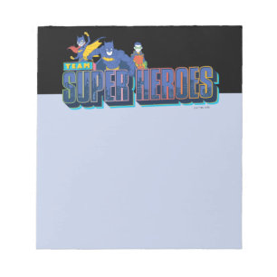 Batman Team Super Heroes Notepad