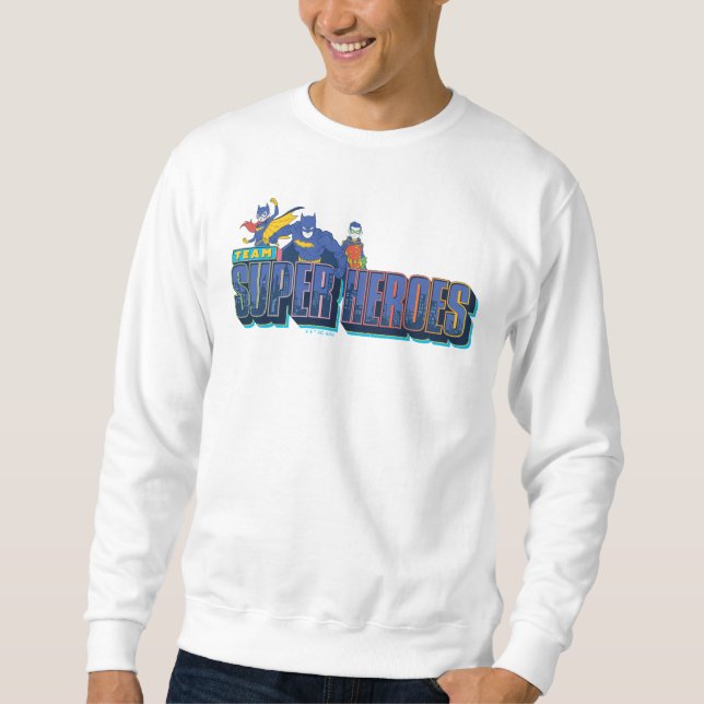 Batman | Team Super Heroes Sweatshirt (Front)