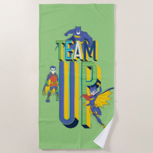 Batman Team Up Beach Towel
