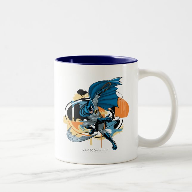 Batman Throw Two-Tone Coffee Mug (Right)