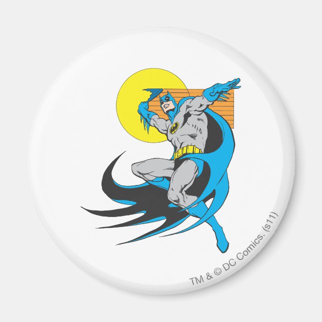 Batman Throws Batarang 2 Magnet (Front)