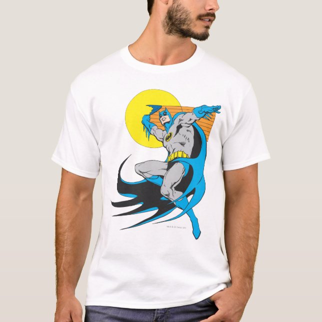 Batman Throws Batarang 2 T-Shirt (Front)