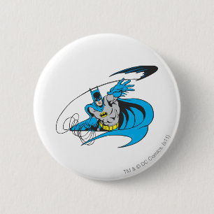 Batman Throws Batarang 3 2 Inch Round Button